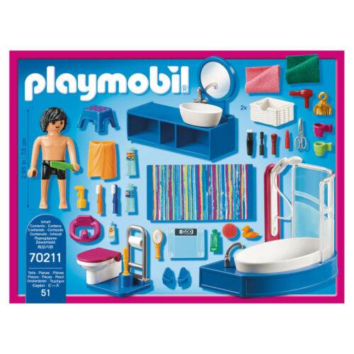 PLAYMOBIL 70211 BATHROOM WITH TUB